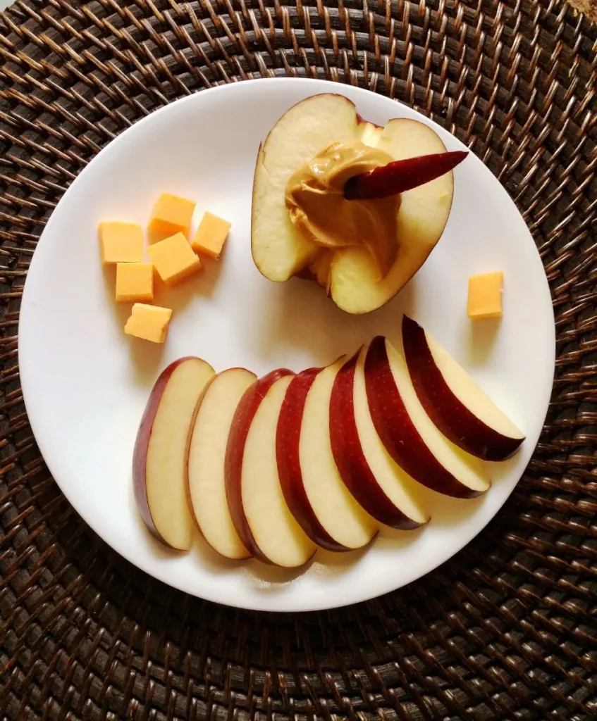 Apple Slices with Almond Butter