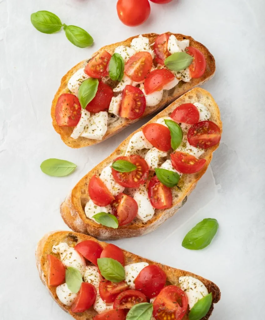 Bruschetta with Tomato and Basil
