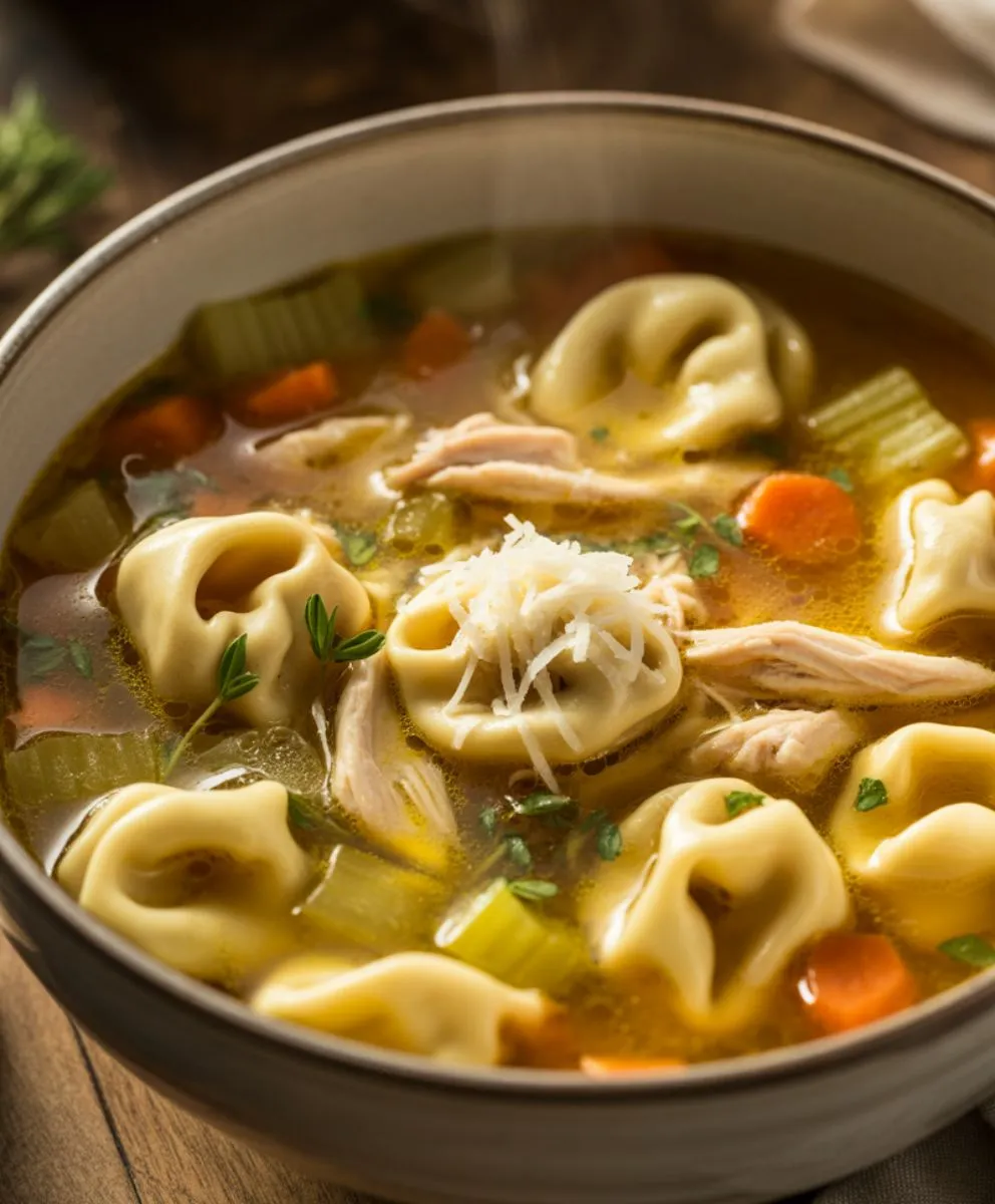 Chicken Tortellini Soup