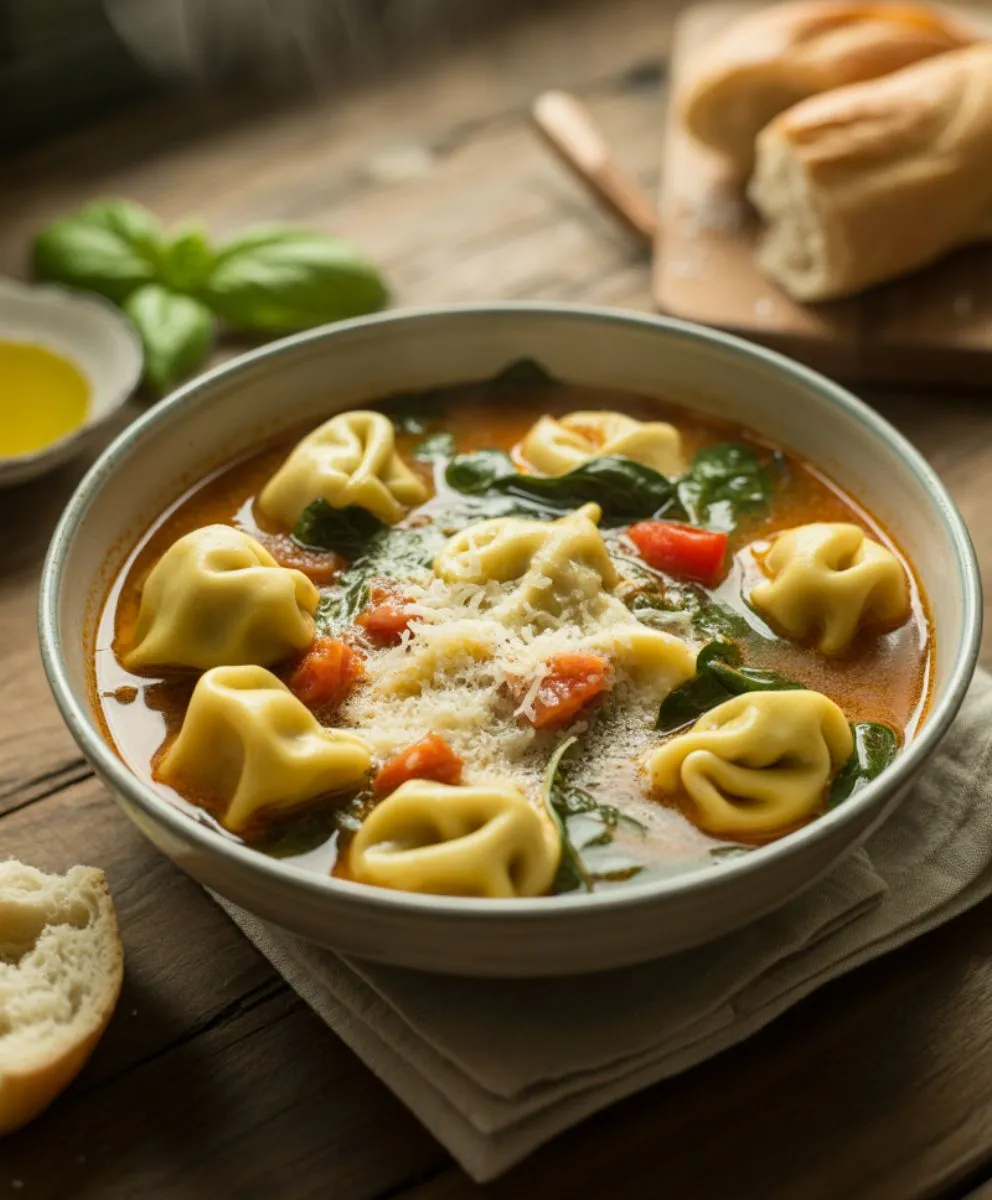 Tuscan Tortellini Soup